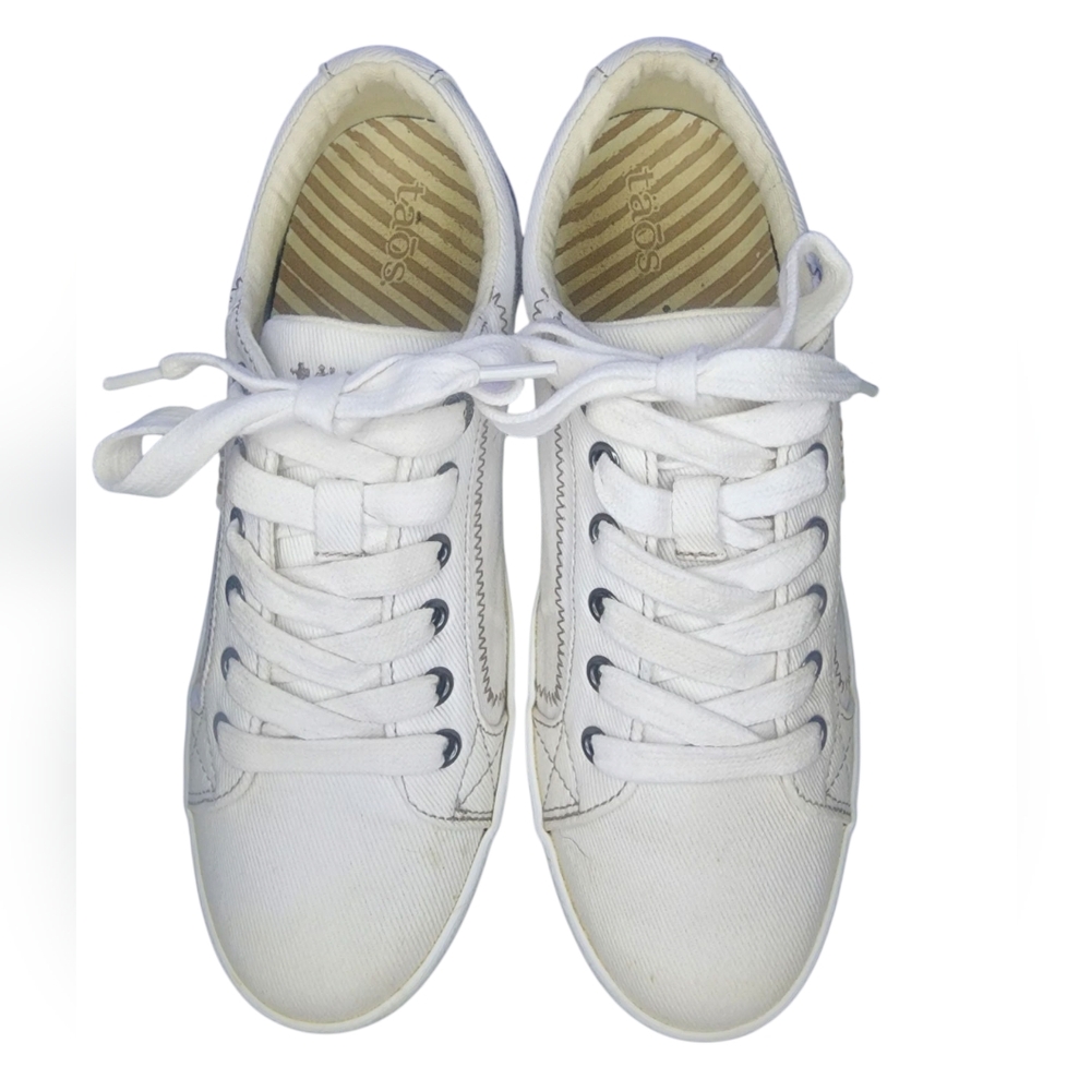 Taos Star Low Top Lace Up Canvas Sneakers Shoes STA-12844, Women’s 7.5 - Picture 4 of 9
